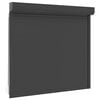 vidaXL Rullegardin Antrasitt 160 x 150 cm Aluminium og Polyuretan