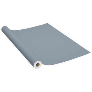 vidaXL Selvklebende folie til m&oslash;bler gr&aring; 500x90 cm PVC