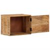 vidaXL Vegghengt nattbord 40x30x25 cm heltre mango