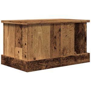 vidaXL Oppbevaringsboks gammelt tre 30x50x28 cm konstruert tre