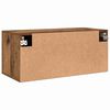 vidaXL Veggskap Gammelt tre 80 x 36.5 x 35 cm Konstruert tre