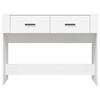 vidaXL Konsollbord hvit 100x39x75 cm konstruert tre