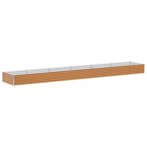 vidaXL H&oslash;ybed Lys Brun 582 x 100 x 36 cm Galvanisert St&aring;l