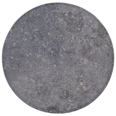 vidaXL Bordplate grå Ø60x2,5 cm marmor