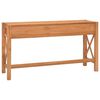 vidaXL Skrivebord med skuffer 120x40x75 cm heltre teak