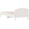 vidaXL Sengeramme uten madrass hvit 90x200 cm heltre furu