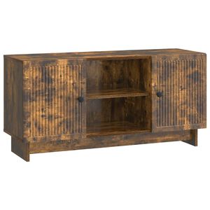 vidaXL TV-skap 102 x 34,5 x 50 cm R&oslash;kt Eik Konstruert tre