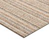 vidaXL Teppefliser gulv 20 stk 5 m&sup2; 50x50 cm stripet beige