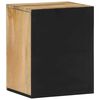 vidaXL Veggskap for baderom 38x33x48 cm heltre mango