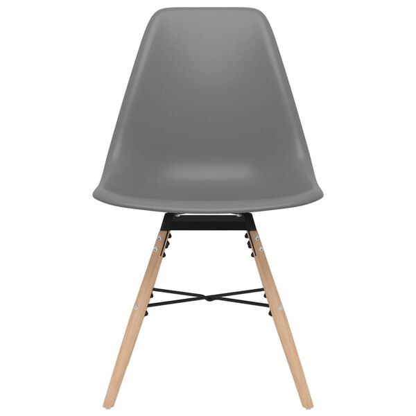 vidaXL Spisestoler 6 stk gr&aring; PP