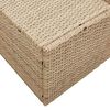 vidaXL Hagemøbelsofa Beige 123 x 62 x 69cm polyrotting
