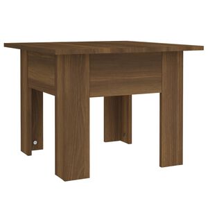 vidaXL Salongbord brun eik 55x55x42 cm konstruert tre