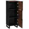 vidaXL Highboard Brun 40 x 33 x 110 cm heltre mango