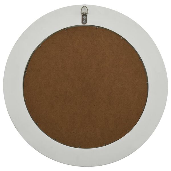 vidaXL Veggspeil barokkstil 50 cm hvit