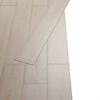 vidaXL Selvklebende PVC gulvplanker 2,51 m² 2 mm klassisk hvit eik