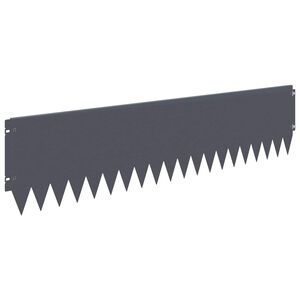 vidaXL Gjerdekant 20 stk. 103 x 25 cm St&aring;l Antrasitt