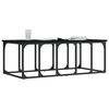 vidaXL Salongbord svart 100x50x35,5 cm konstruert tre