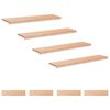 vidaXL Trappetrinn 8 stk. 120 x 25 x 2 cm Naturlig Massiv b&oslash;ketre