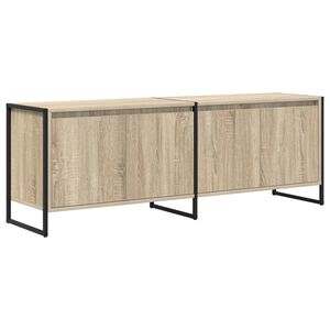 vidaXL TV-skap 140 x 36 x 49.5 cm Sonoma Konstruert tre