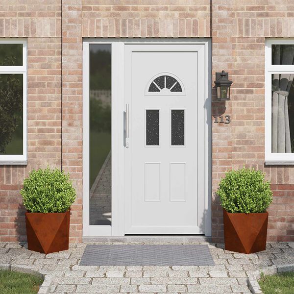 vidaXL Plantekassed 2 pcs Rusten 40 x 40 x 40 cm Cortenst&aring;l