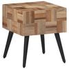 vidaXL Sidebord 40x40x45 cm heltre gjenvunnet teak