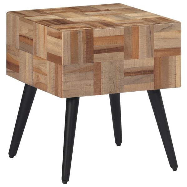 vidaXL Sidebord 40x40x45 cm heltre gjenvunnet teak