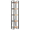 vidaXL Bokhylle 5 etasjer 40x30x180 cm heltre akasie