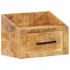 vidaXL Nattbordskap med skuff Brun 40 x 30 x 30 cm Massiv mango tre