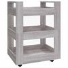 vidaXL Kj&oslash;kkentralle gr&aring; sonoma 60x45x80 cm konstruert tre