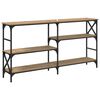 vidaXL Konsollbord Artisan Eik 150 x 29 x 76,5 cm Konstruert tre