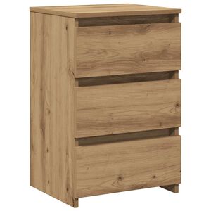 vidaXL Nattbord artisan eik 40x35x62,5 cm konstruert tre