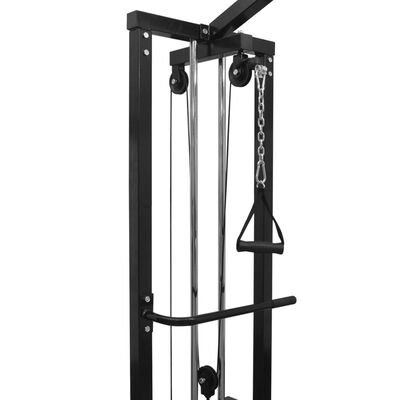 vidaXL Fitness kabelkryss treningsapparat 315 cm svart