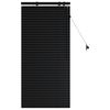 vidaXL Venetiansk persienne Svart 55 x 130 cm 35 mm