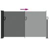 vidaXL Uttrekkbar sidemarkise antrasitt 117x300 cm