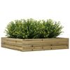 vidaXL Plantekasse 110x110x23 cm impregnert furu