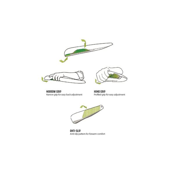 Outwell Sammenleggbar stol Ontario gr&aring; 61x70x105 cm 410078