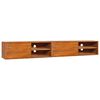 vidaXL Veggmontert TV-benk 180x30x30 cm heltre teak