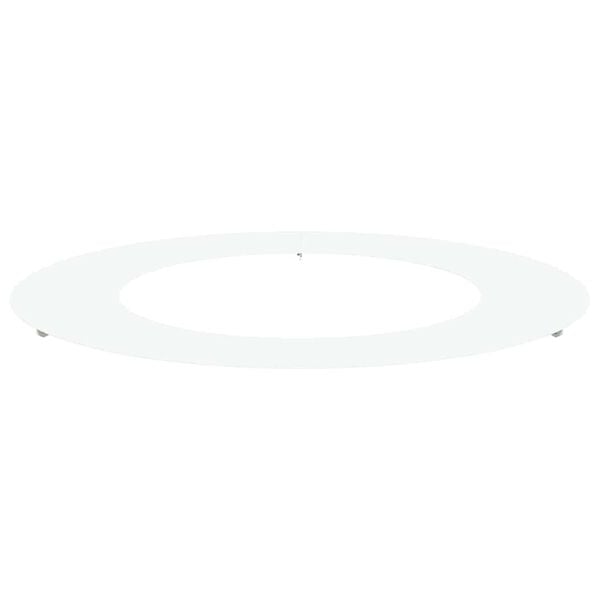 vidaXL passende for Flat Tre Ring Hvit &Oslash;50 / 80 cm St&aring;l