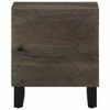 vidaXL Nattbord 2 stk svart 40x33x46 cm heltre mango