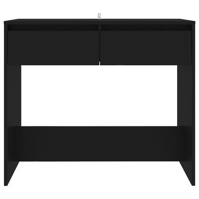 vidaXL Konsollbord svart 89x41x76,5 cm stål