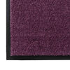 vidaXL Dørmatte Bordeaux 60 x 40 x 1.2 cm Teddy-stoff