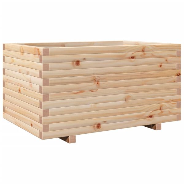 vidaXL Plantekasse 90x60x49,5 cm heltre furu