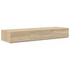 vidaXL Studiobord Sonoma eik 130 x 40 x 19,5 cm Konstruert tre