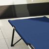 vidaXL Sammenleggbar camping seng Blå 206 x 76 x 74 cm Oxford-stoff