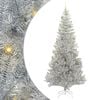 vidaXL Juletre med 300 LED med stativ s&oslash;lv 240 cm PET