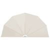 vidaXL Sammenleggbar sidemarkise for terrasse krem 200 cm