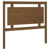vidaXL Sengegavl honningbrun 105,5x4x100 cm heltre furu