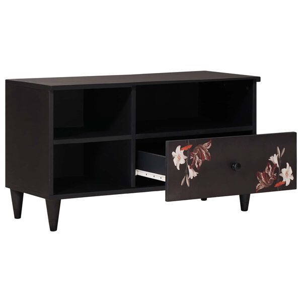 vidaXL Oppbevaringsskap Flerfarget 80 x 33,5 x 46 cm Massiv mango tre