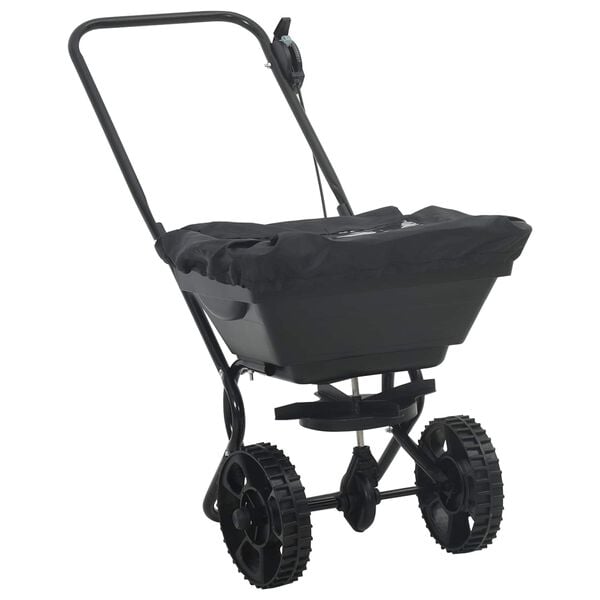 vidaXL Spreader Svart 80 x 46 x 75 cm PVC og stål
