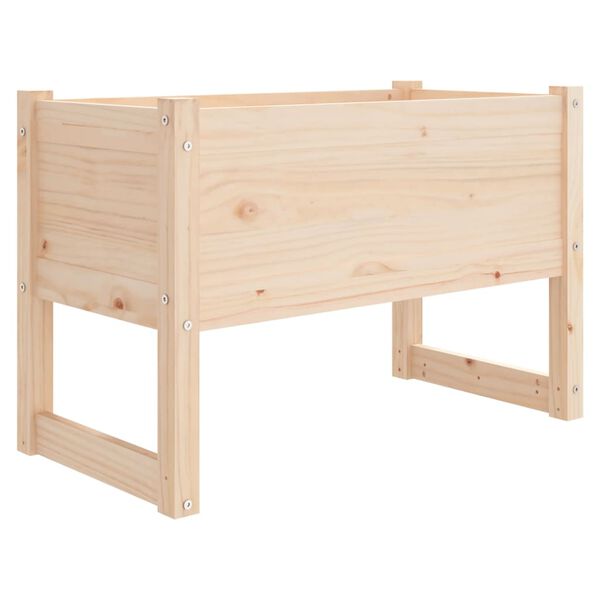 vidaXL Plantekasse 78x40x52 cm heltre furu